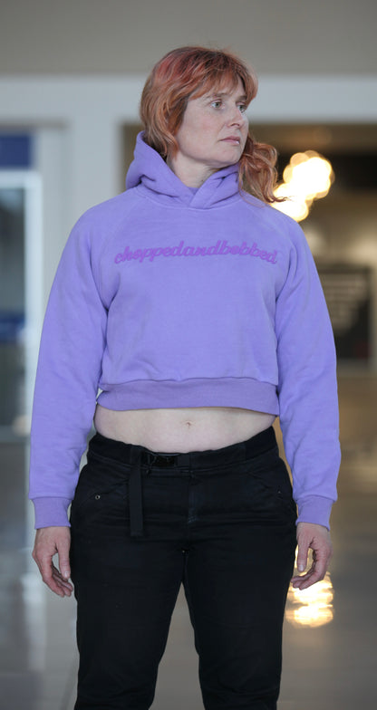 Women’s Script Cropped Hoodie