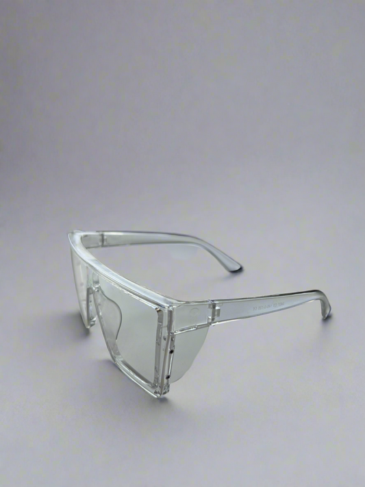 Clear safety glasses